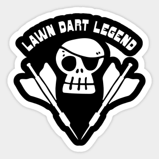 Lawn Dart Legend Sticker